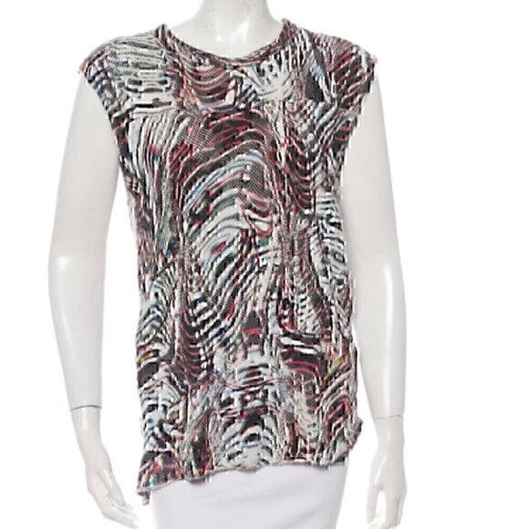IRO Joe Perforated Top Size: 0 0-4 Oversized - Picture 1 of 3